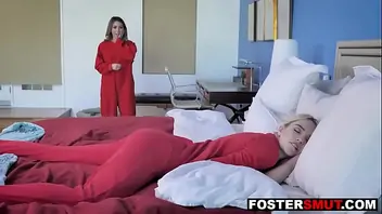Dominant lesbian mom punishes daughter