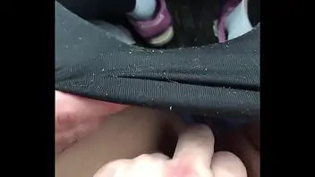 Fingering my daughter in the car