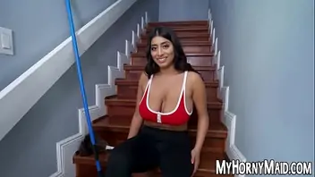 Great tits skinny girl