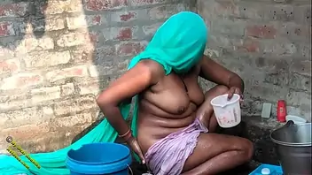 Indian village girl showing pussy