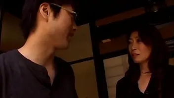 Japanese mom and son sex education practice