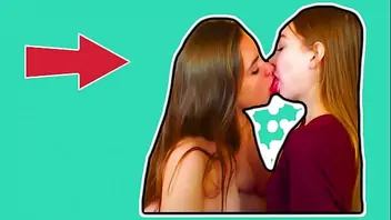 Lesbians first kiss