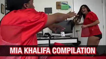 Mia khalifa and juliana stepmother threesome dinner sex full