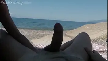 Public beach girls masturbating solo in public