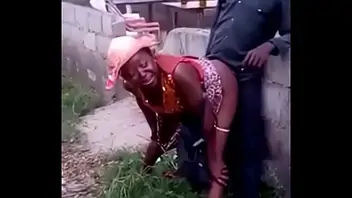 Tall african woman outside house porn