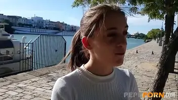 Young innocent girl blowjob